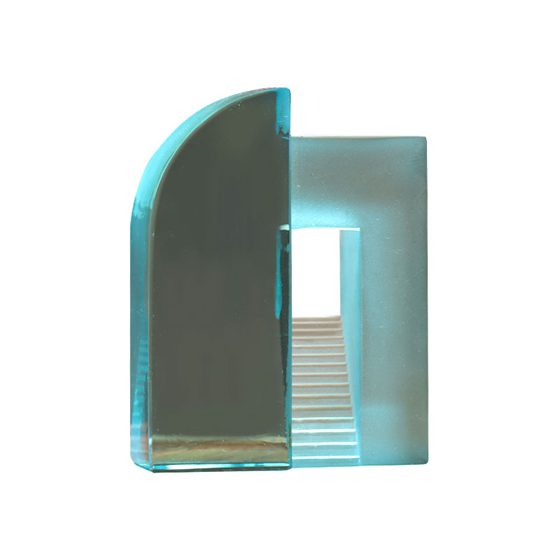 Színátmenetes kék mattüveg kínai játékdíszek