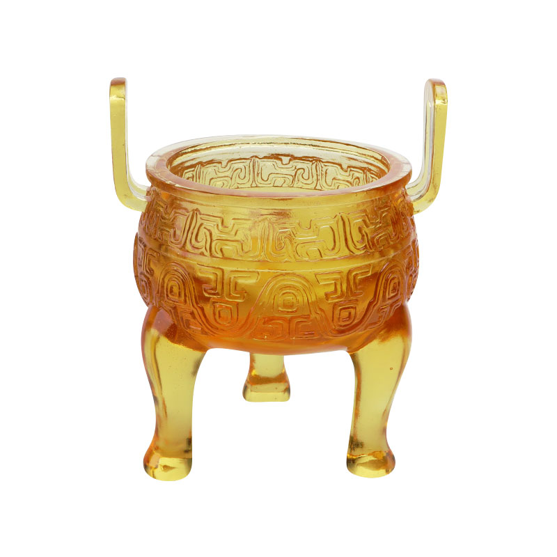 Arany színű mázas állvány díszek