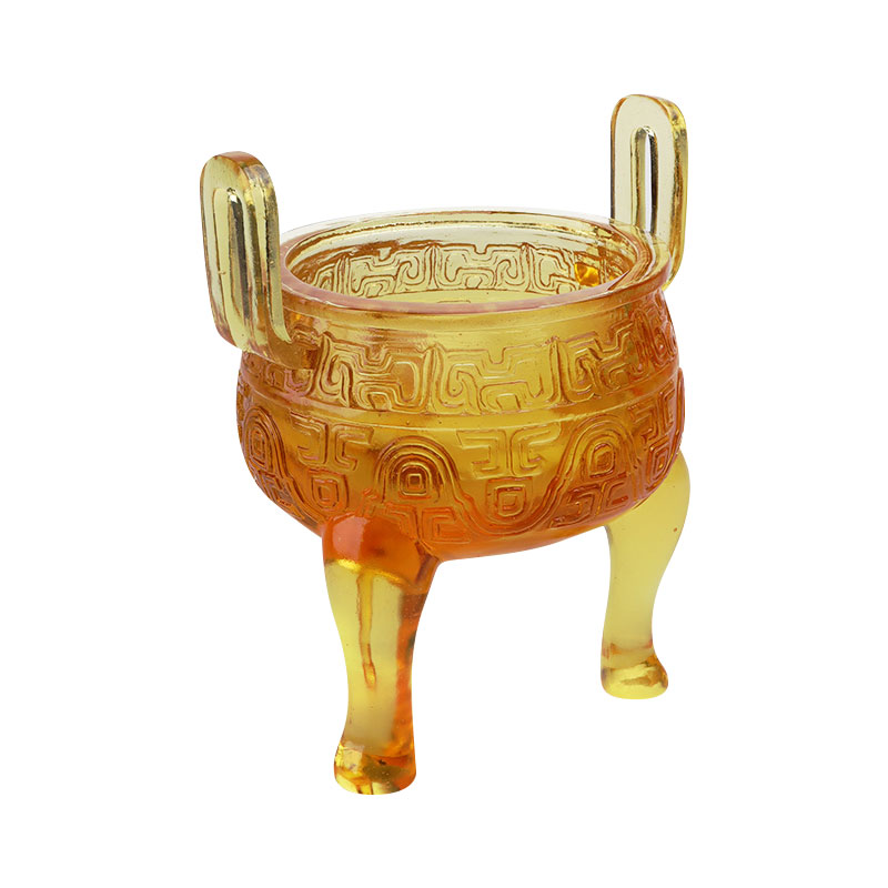 Arany színű mázas állvány díszek