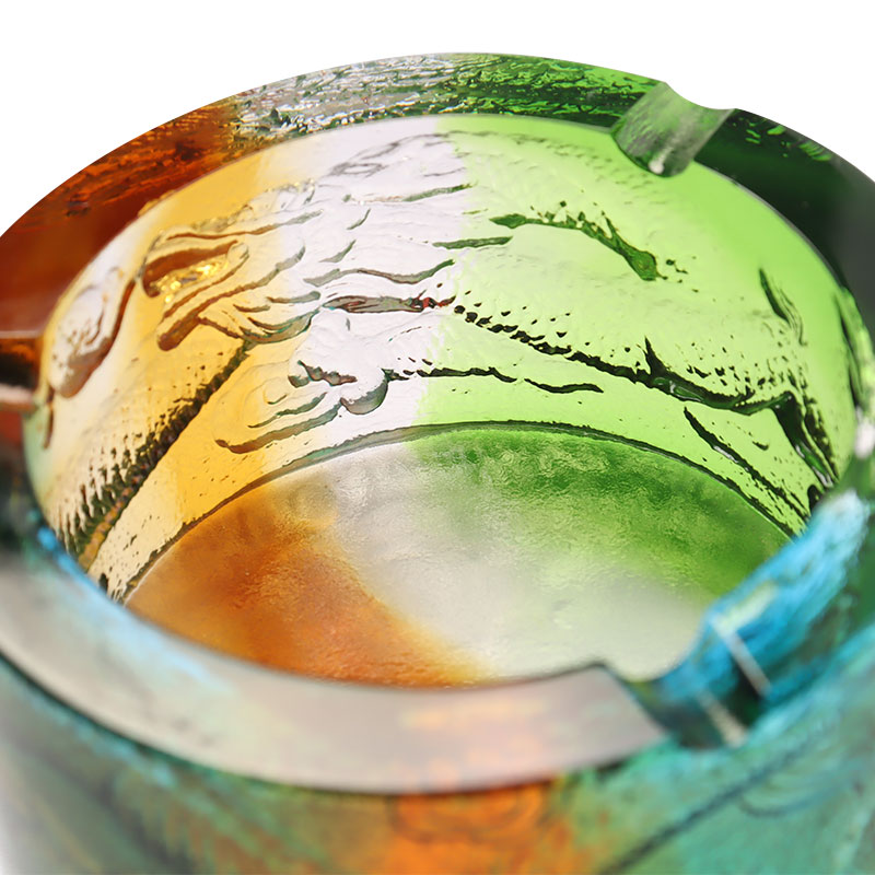 Üveg hamutartó sárkány-ki-tengeri mintával