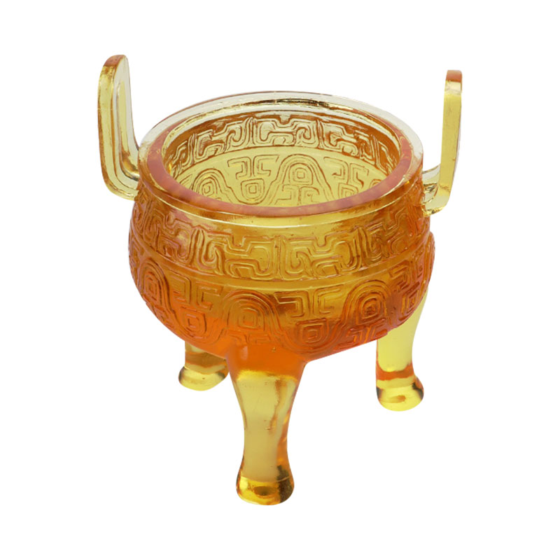 Arany színű mázas állvány díszek