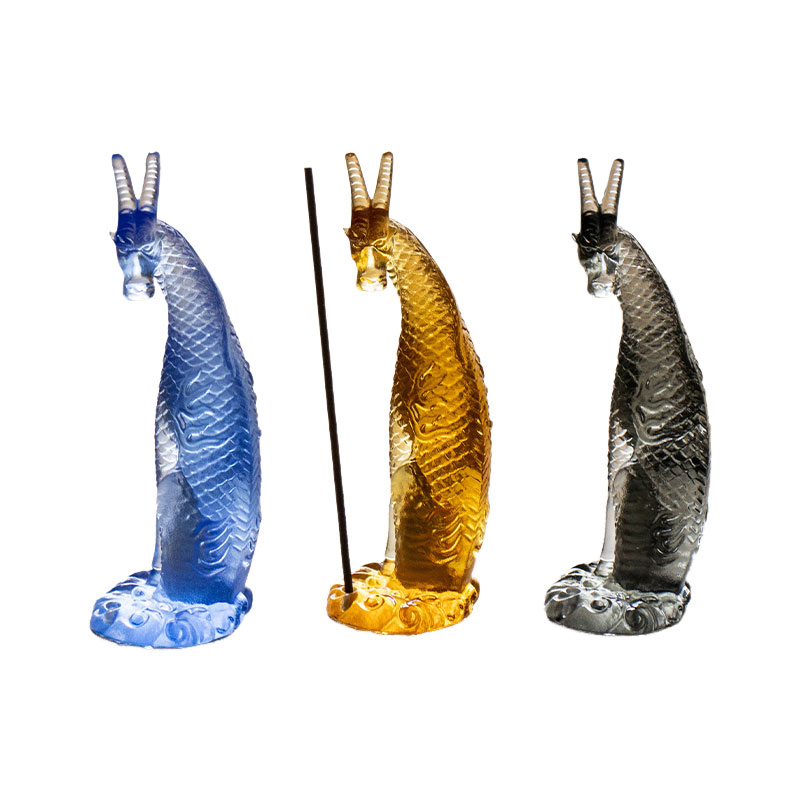 Üveg Kirin füstölőtartó