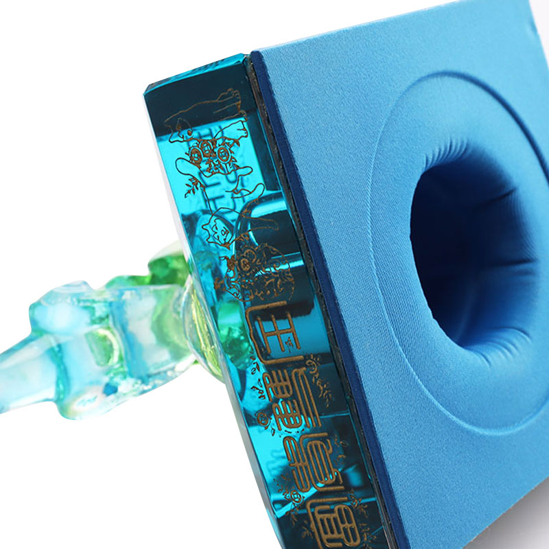 Kékszarvas üveg kupak dekoratív díszek üveg borosüveg edények