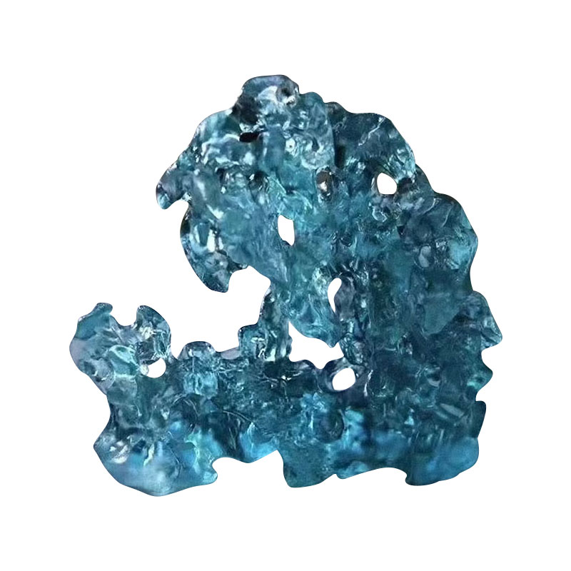 Szikla alakú kék színű üvegdíszek