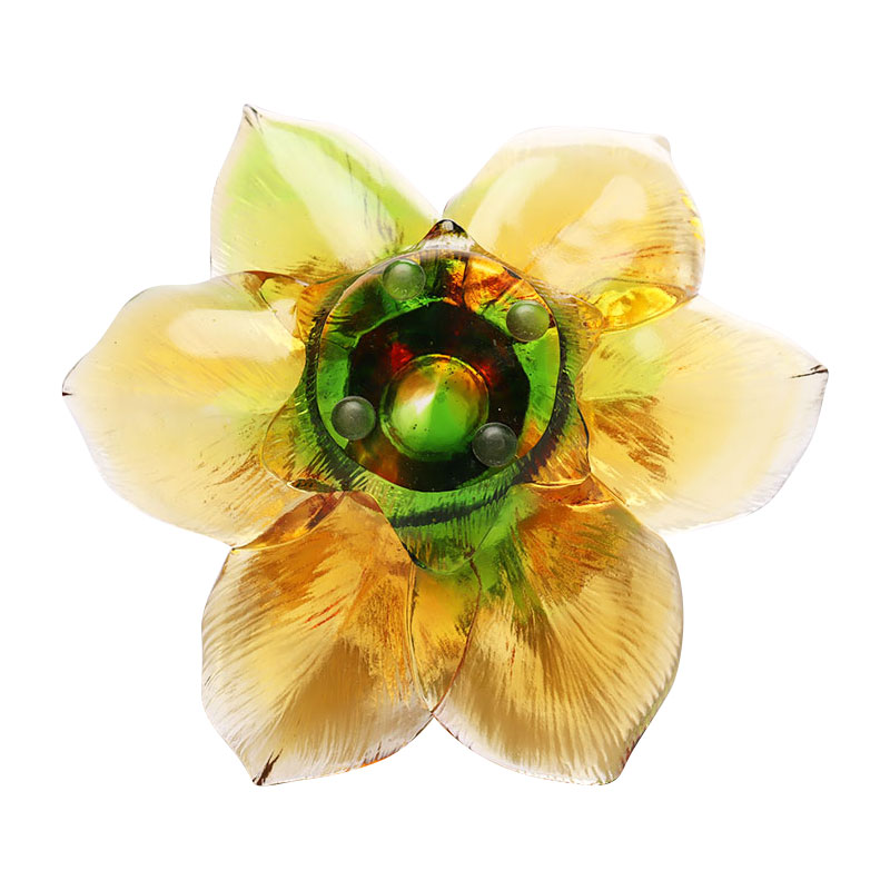 Üvegszirom alakú gyertyatartó