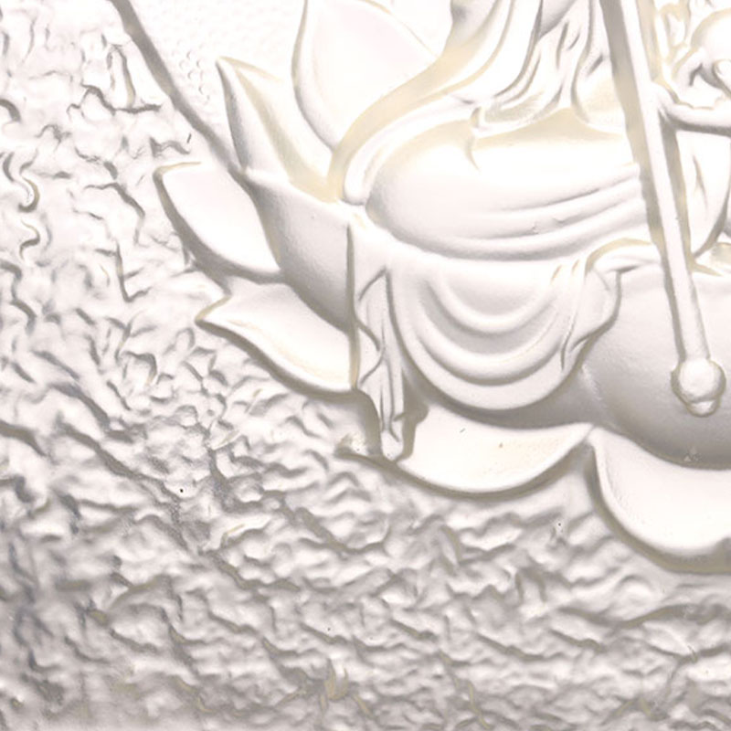 Ksitigarbha Bodhisattva dekoratív Liuli tégla