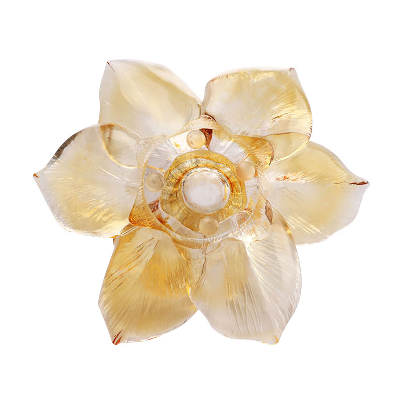 Üvegszirom alakú gyertyatartó