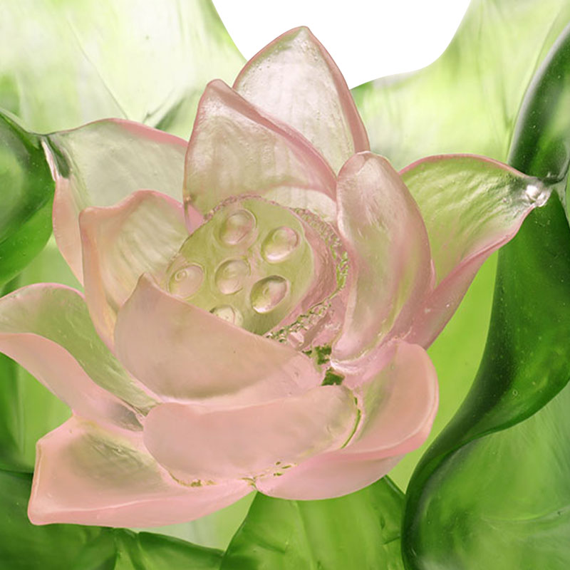 Lotus sorozat folyosói dekorációs kristályüveg váza készlet