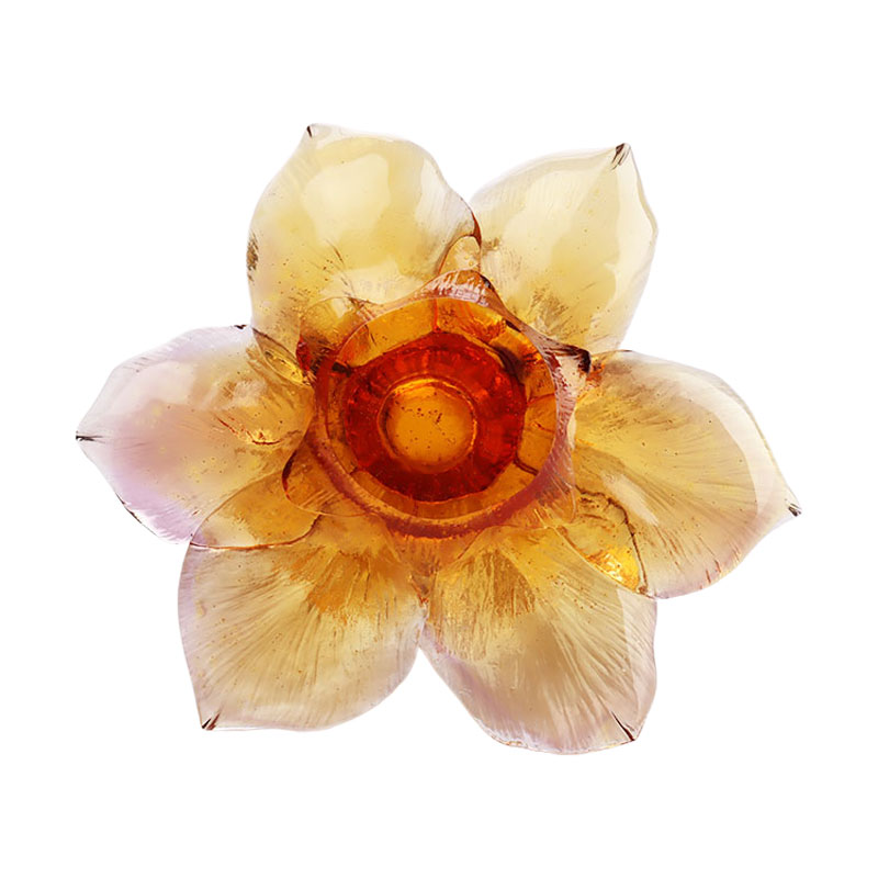 Üvegszirom alakú gyertyatartó