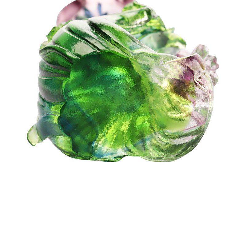 Crystal Glass Lotus alakú gyertyatartó