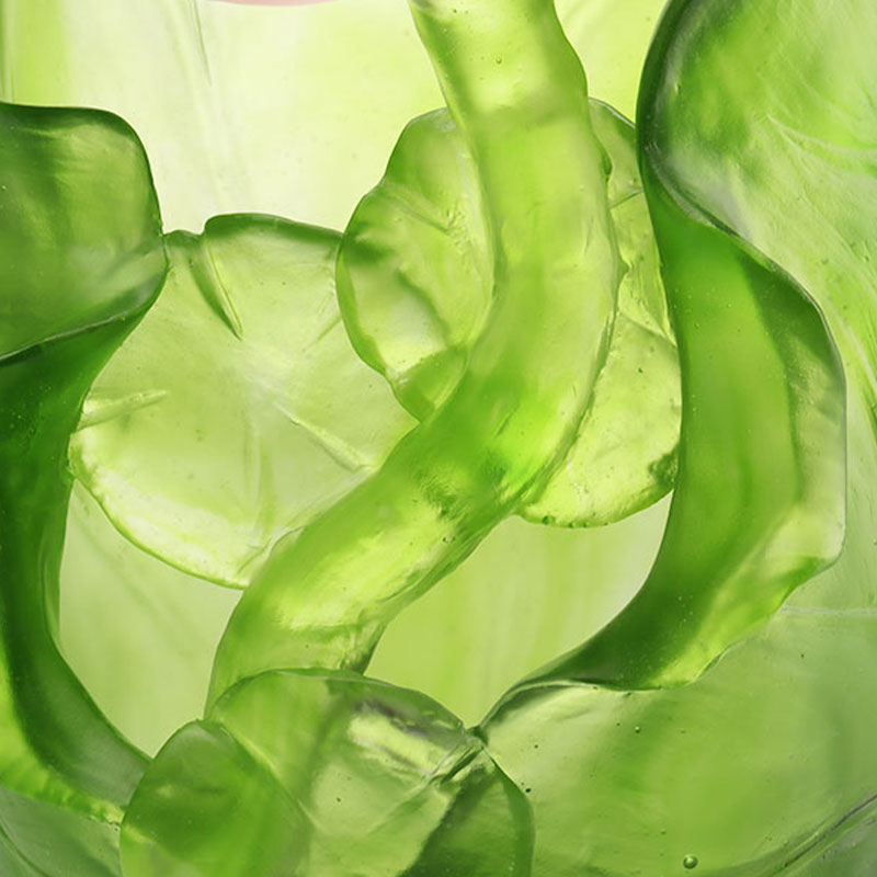 Lotus sorozat folyosói dekorációs kristályüveg váza készlet