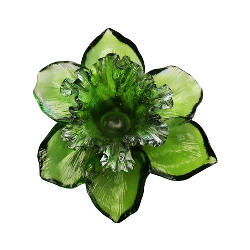 Üvegszirom alakú gyertyatartó