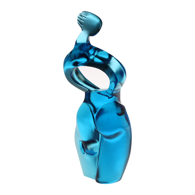 Tiszta kék Artemis art figura díszek