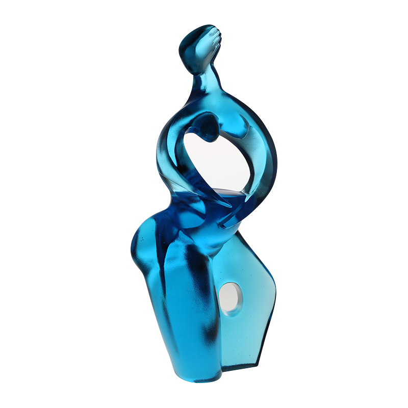 Tiszta kék Artemis art figura díszek