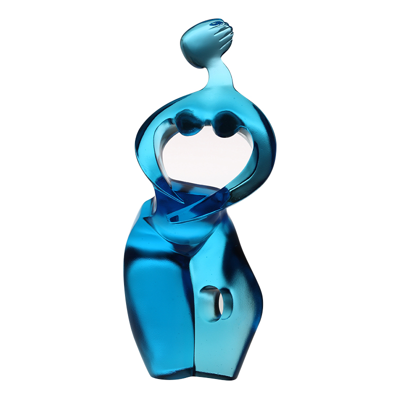 Tiszta kék Artemis art figura díszek