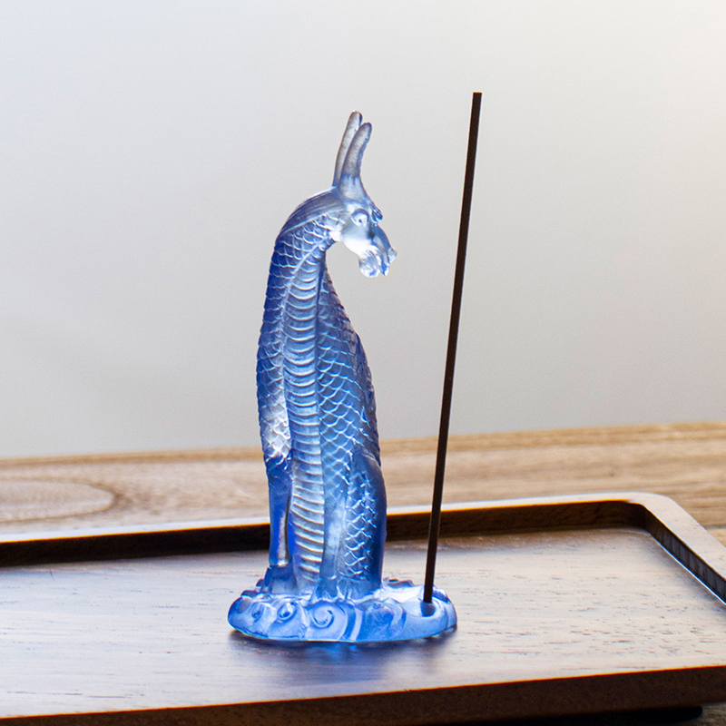 Üveg Kirin füstölőtartó