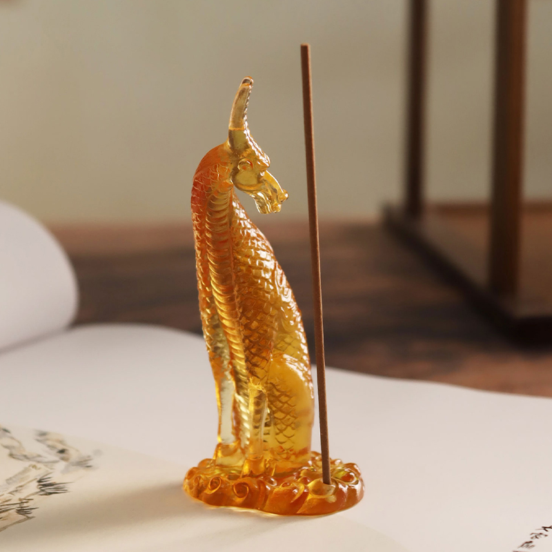 Üveg Kirin füstölőtartó