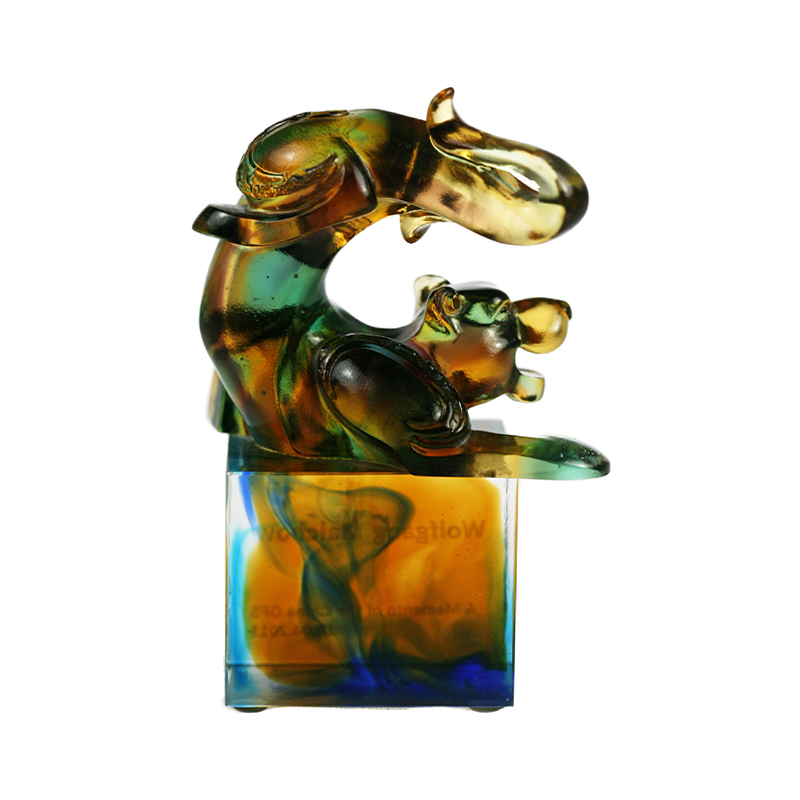 Tigris üveg kristály pecsét