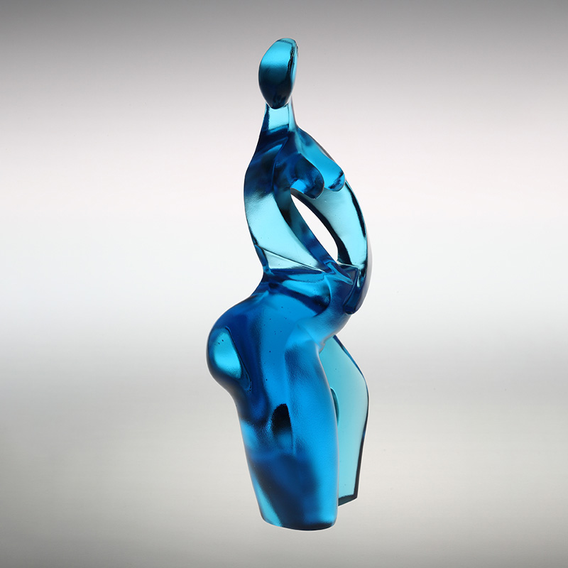 Tiszta kék Artemis art figura díszek