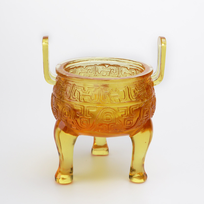 Arany színű mázas állvány díszek